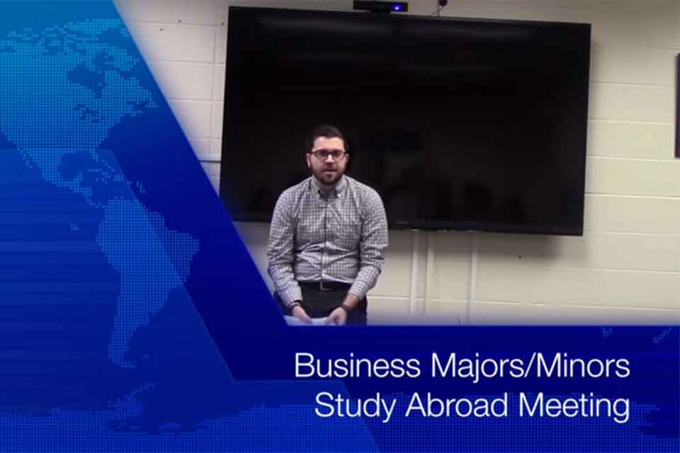Business Meeting for Study Abroad