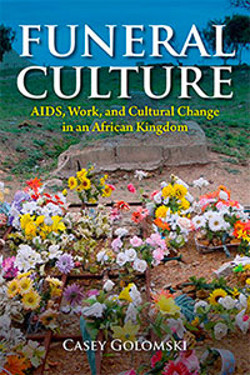 Funeral Culture book cover - flowers at a grave