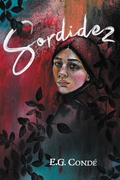book cover with painting of woman's face