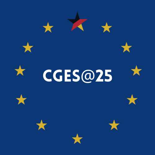 CGES@25 logo with stars