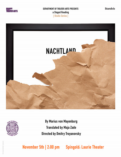 Promotional flyer for Nachtland