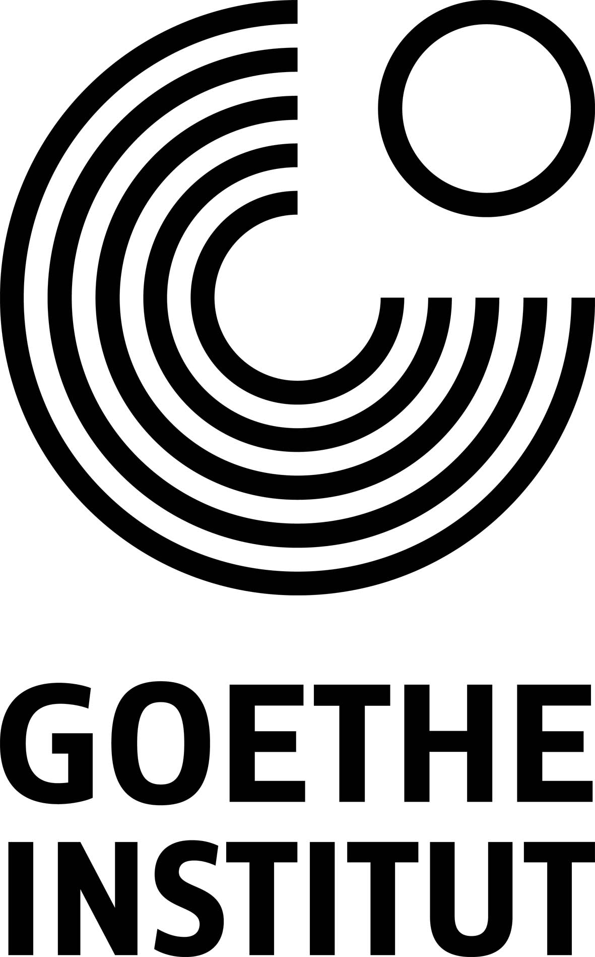 Black logo for Goethe-Institut