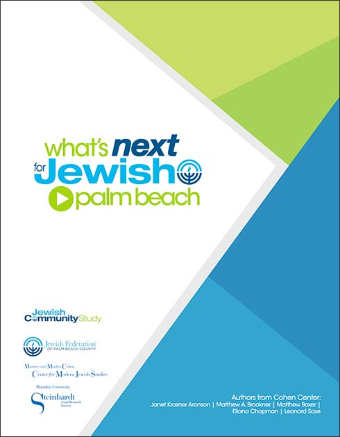 "What's Next for Jewish Palm Beach" report cover