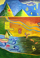 a fragment from the mural 