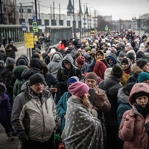 The Russian invasion has largely spared Ukraine’s railroads, helping the country to mobilize—and refugees to get out.