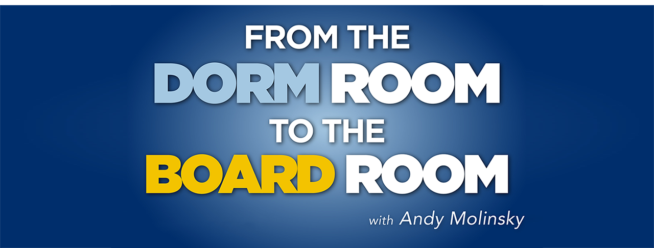 From the dorm room to the board room with Andy Molinsky