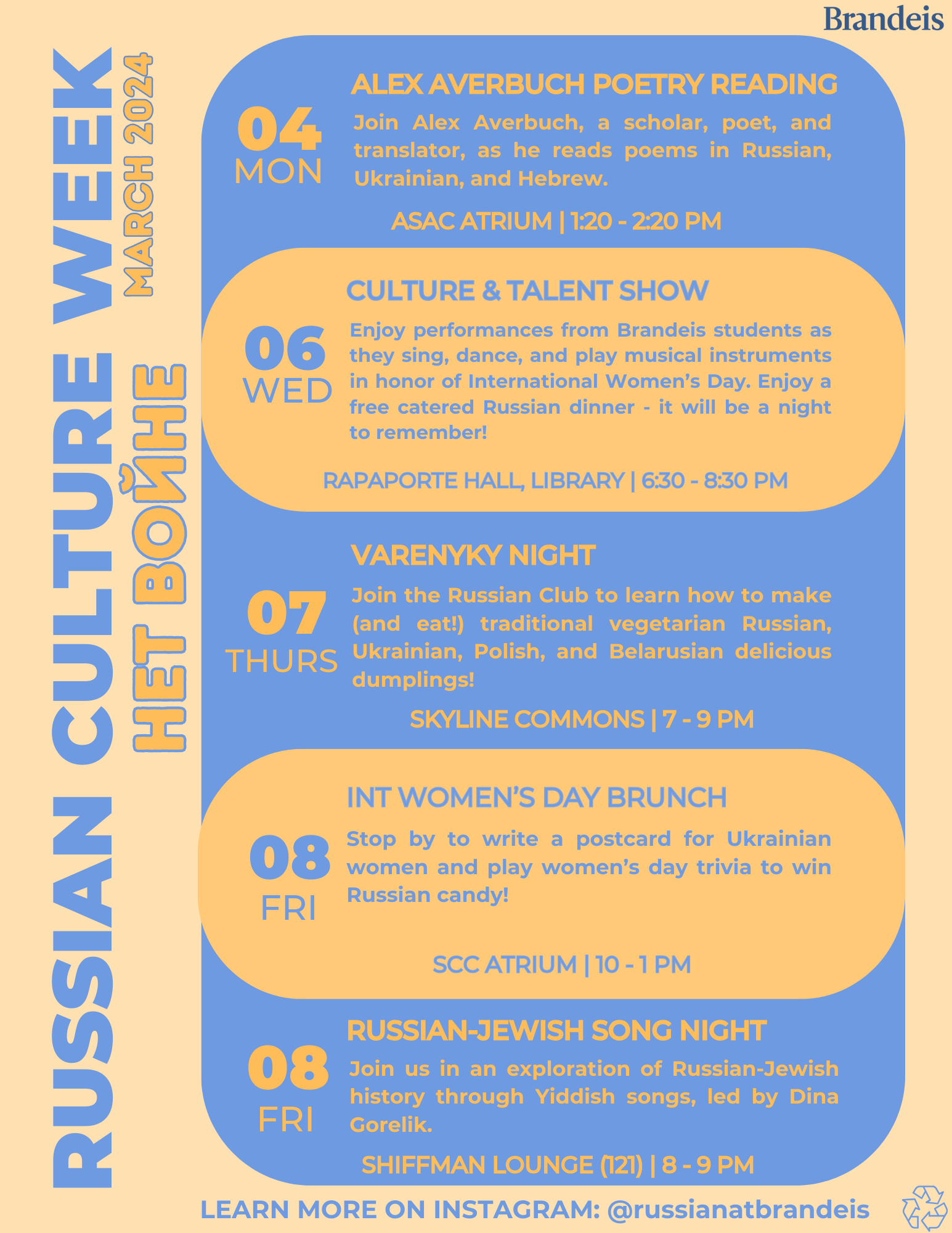 culture week flyer