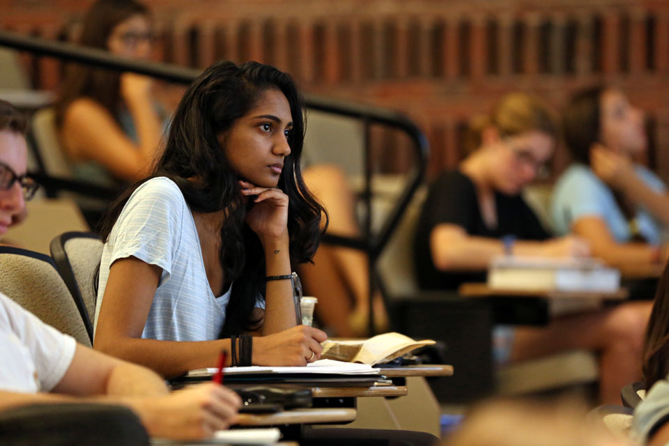 students in class