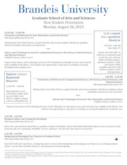 Orientation Schedule (PDF)