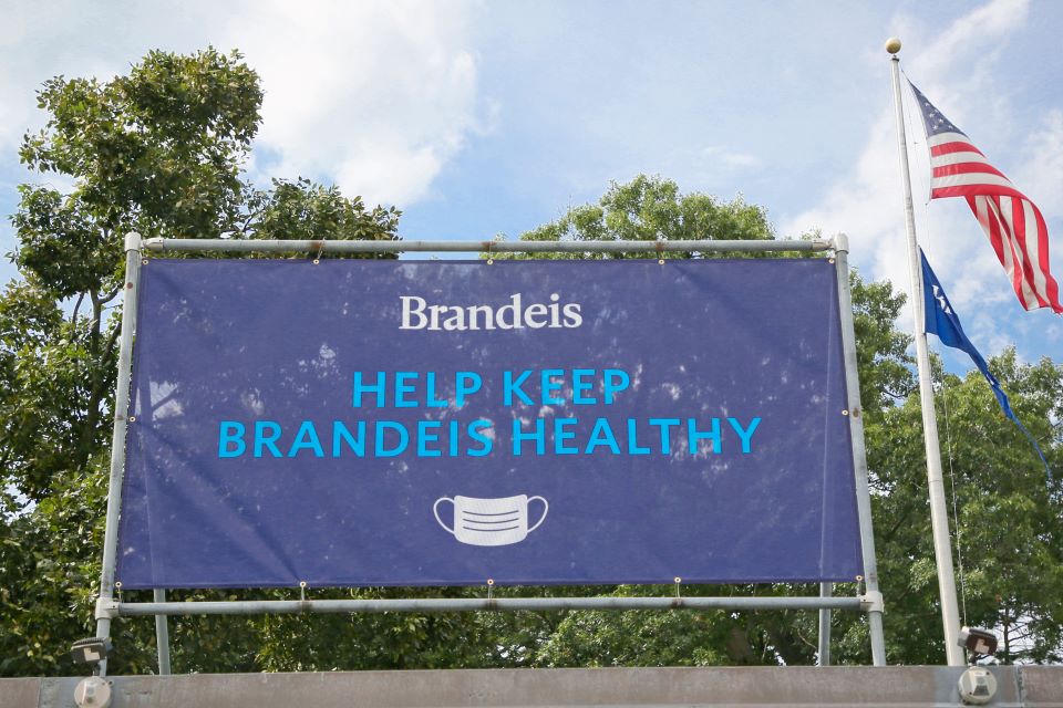 Keep Brandeis healthy sign