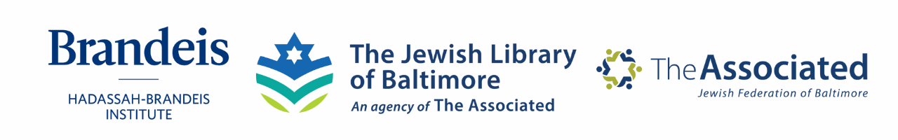Text: Brandeis, Hadassah-Brandeis Institute; The Jewish Library of Baltimore, an agency of The Associated; The Associated, Jewish Federation of Baltimore