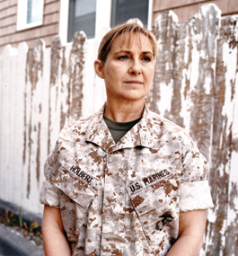 Colonel Jenny Holbert, U.S. Marine Corps, Retired.