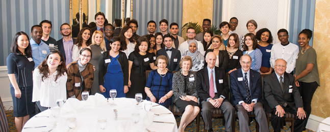 Wien Scholars pay tribute to Wein family members in New York City.