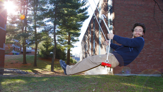 Swings Invade Campus Adding Playfulness Mystery Brandeisnow
