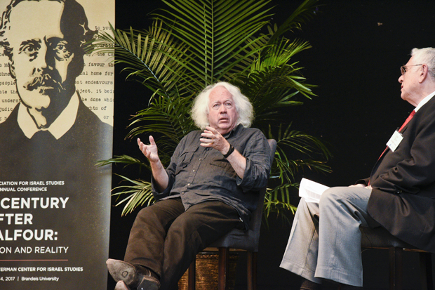 Leon Wieseltier, American writer, critic, amateur philosopher and magazine editor, speaks with Ilan Troen '63, founding director of the Schusterman Center and president of the Association for Israel Studies at the AIS 