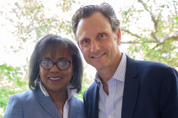 Anita Hill and Tony Goldwyn