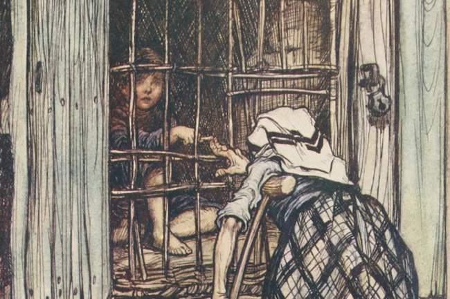 An illustration from Hansel and Gretel
