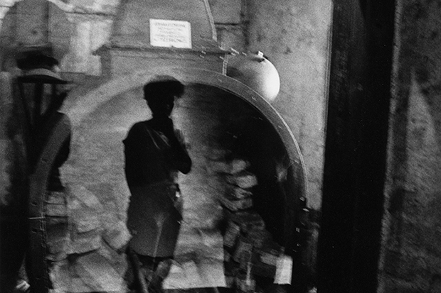 an oven inside a Polish concentration camp
