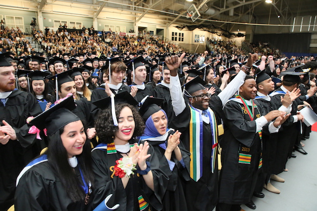 The Class of 2019 celebrates.