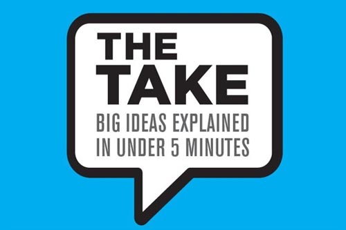 Logo for "The Big Take: Big Ideas Explained in Under 5 Minutes"