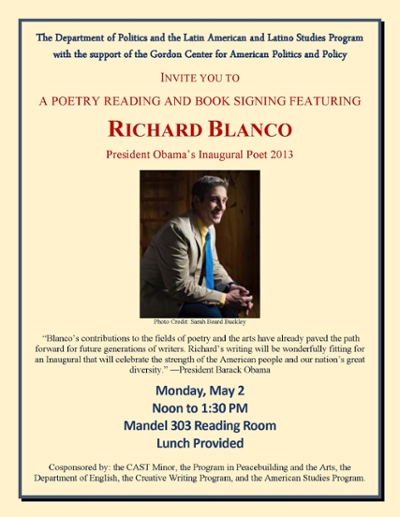 Richard Bianco Poetry Poster