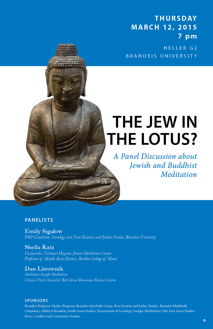 The Jew in the Lotus flyer