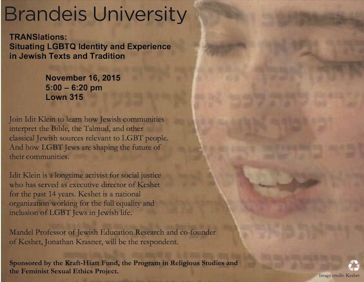 Edit Klein Event Flyer