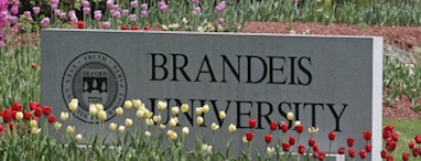 Photo of Brandeis University entrance