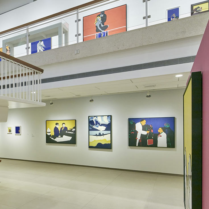 Rosalyn Drexler installation