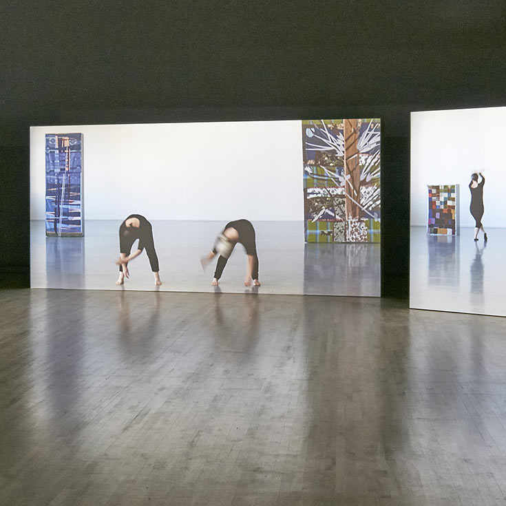 Sharon Lockhart, Five Dances and Nine Wall Carpets by Noa Eshkol (installation)