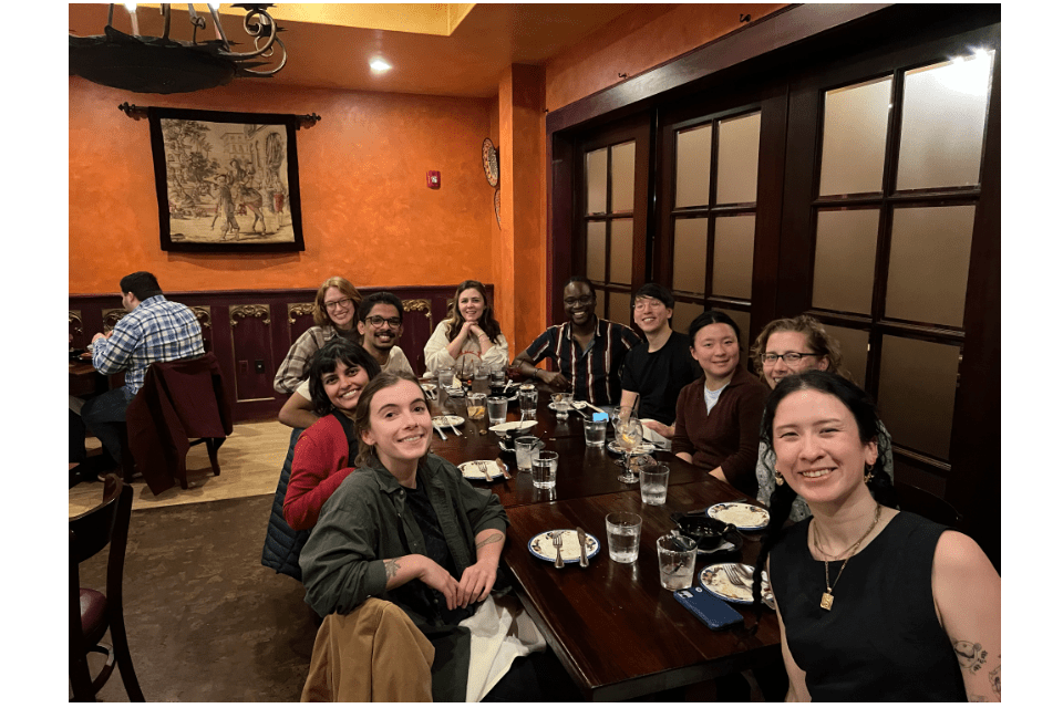 Dinner celebration of our graduate students - Fall 2023