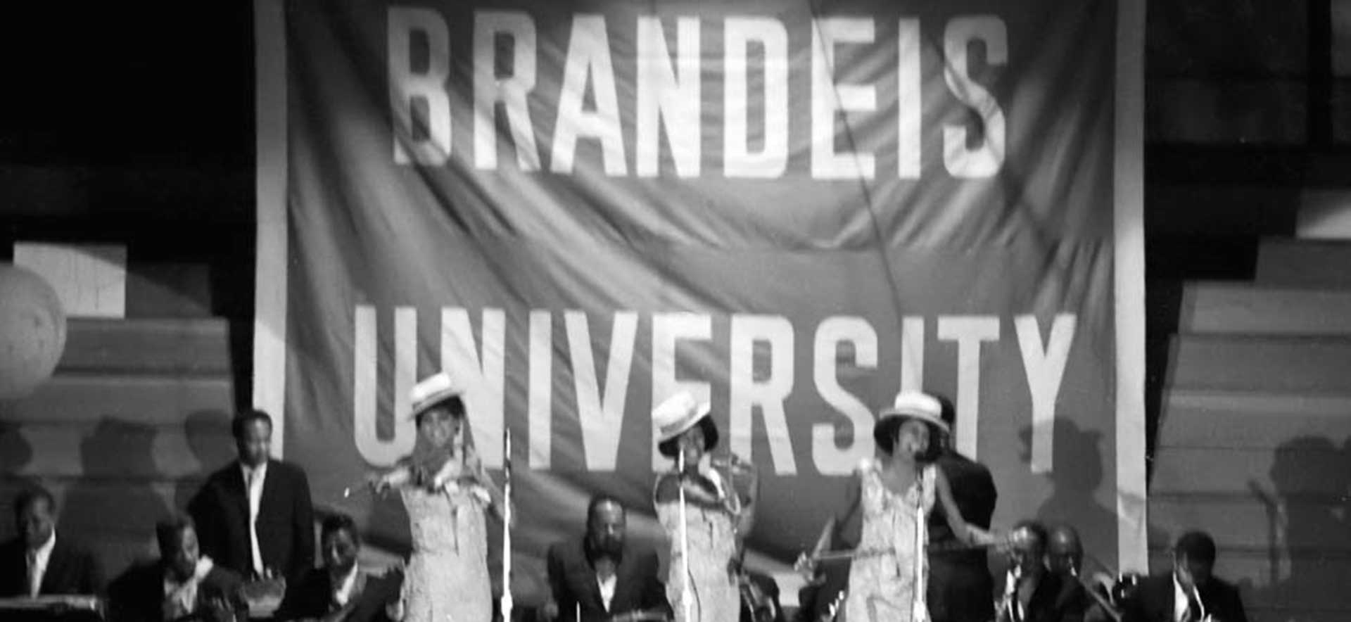 The Supremes performing at Brandeis