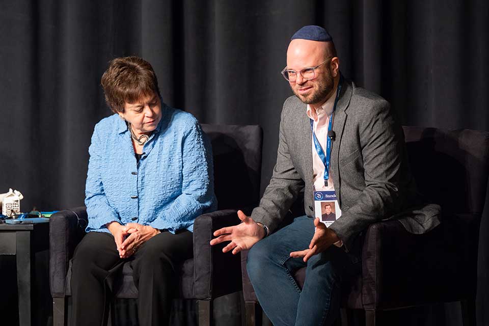 Nancy Kaufman and Jeremy Novich