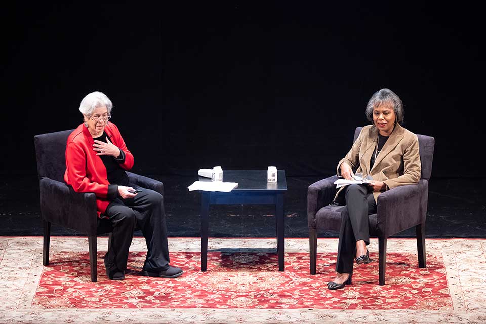 Joyce Antler and Anita Hill