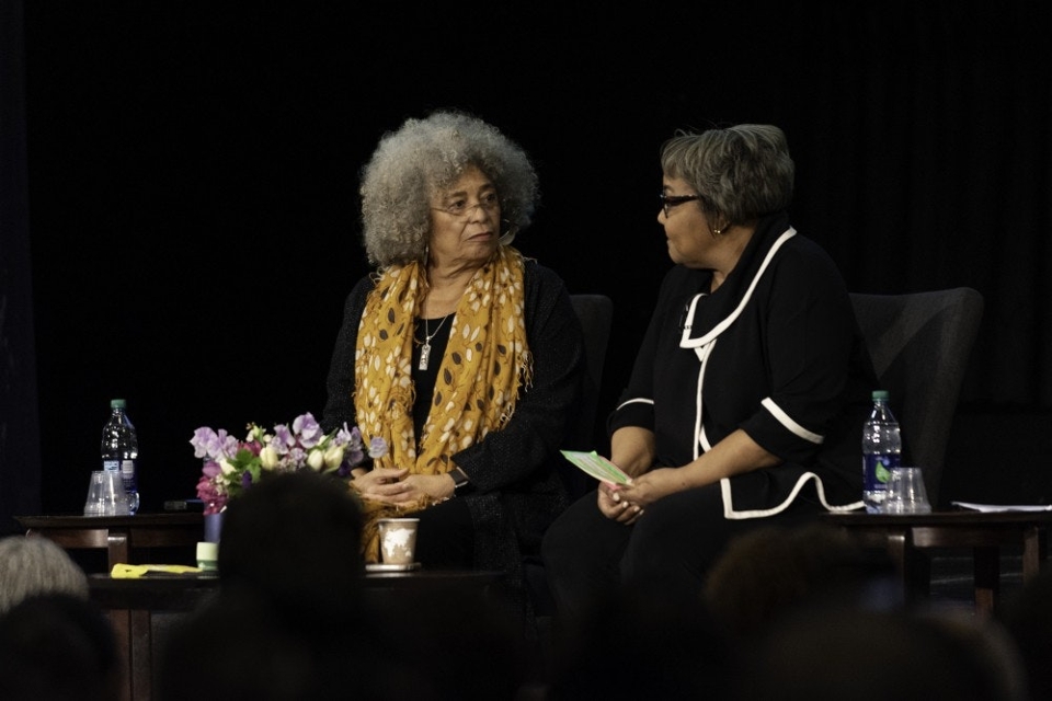 Julieanna Richardson and Angela Davis 