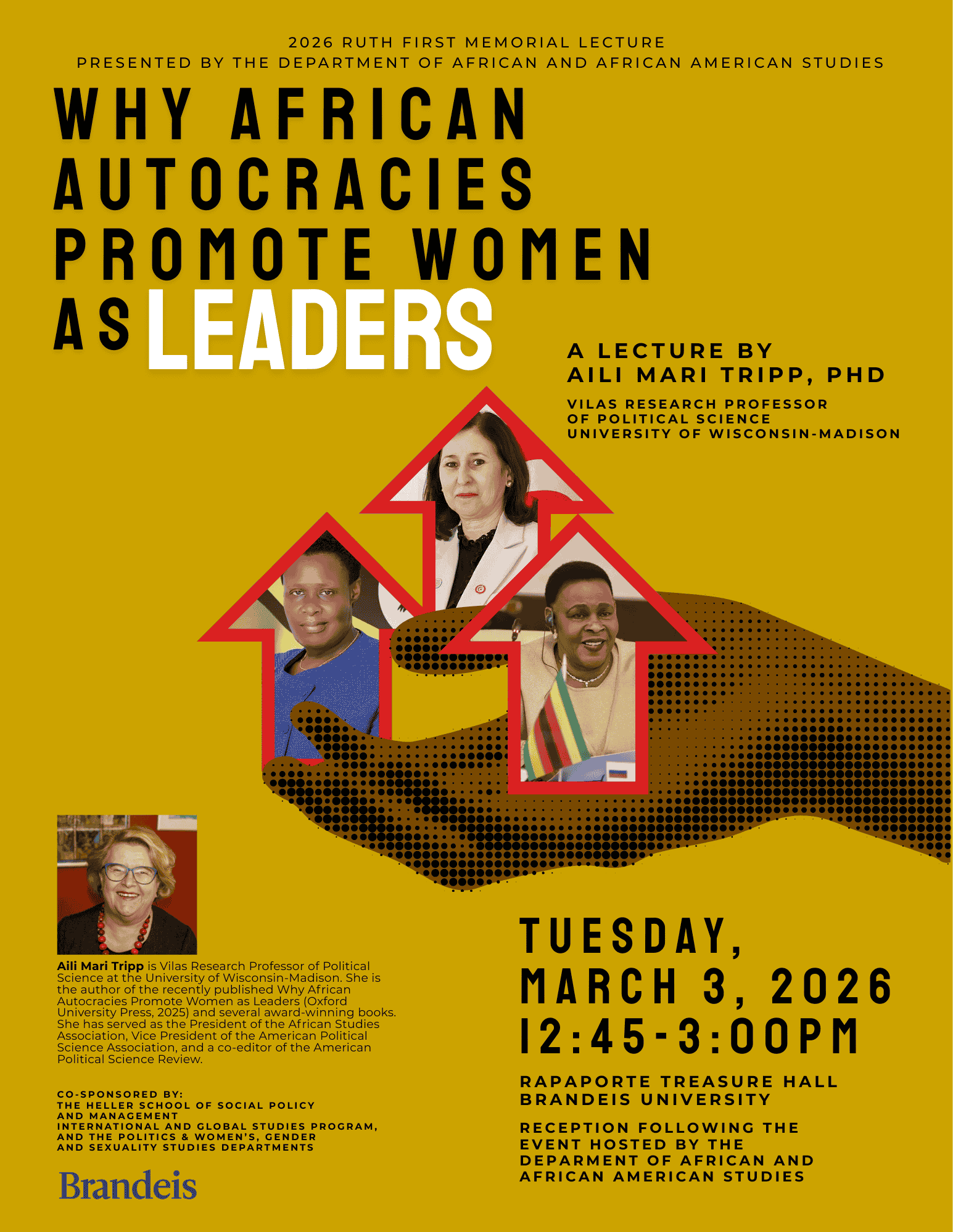 Ruth First 2026 Lecture Flyer