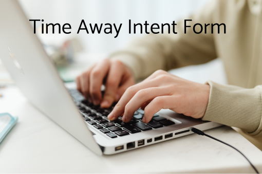 Person typing on a computer