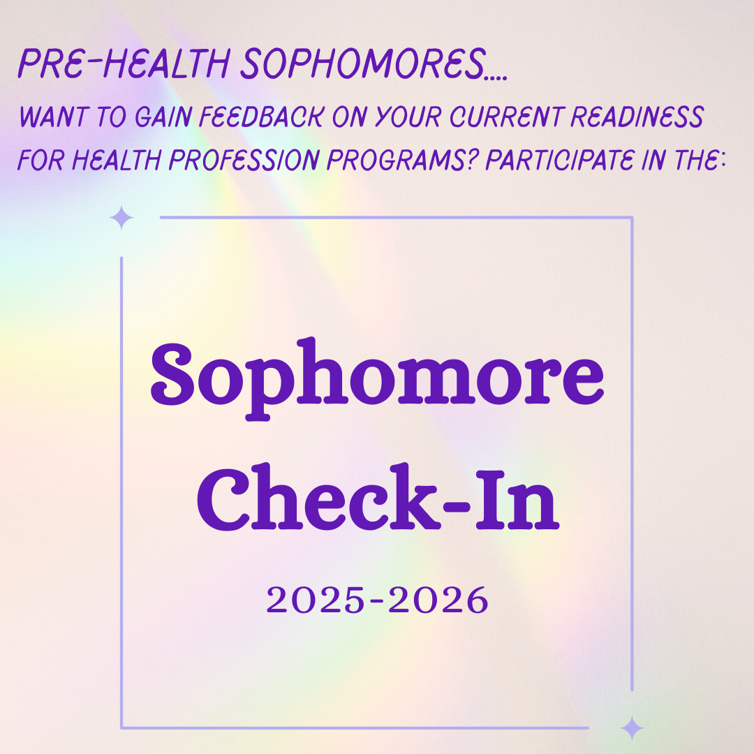 learn how to participate in the sophomore check-in