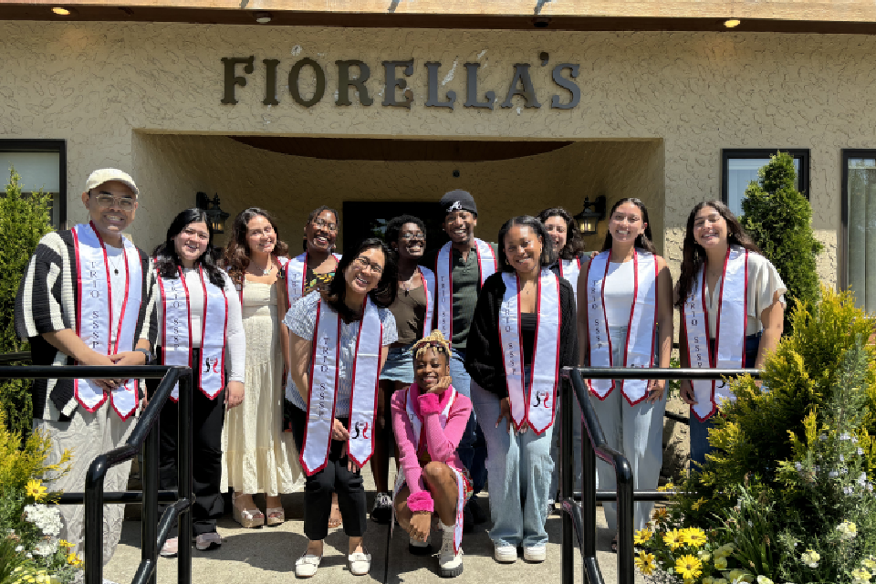 2024 Senior Lunch photo: 2024 graduates of the Student Support Services Program (SSSP).