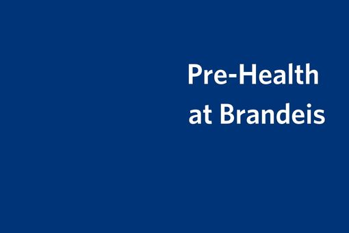 Pre-Health at Brandeis
