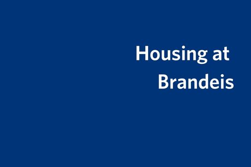 Housing at Brandeis