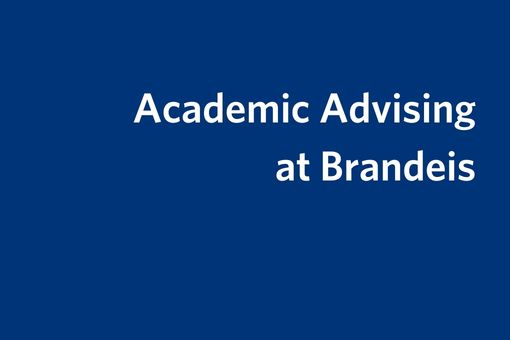 Academic Advising at Brandeis