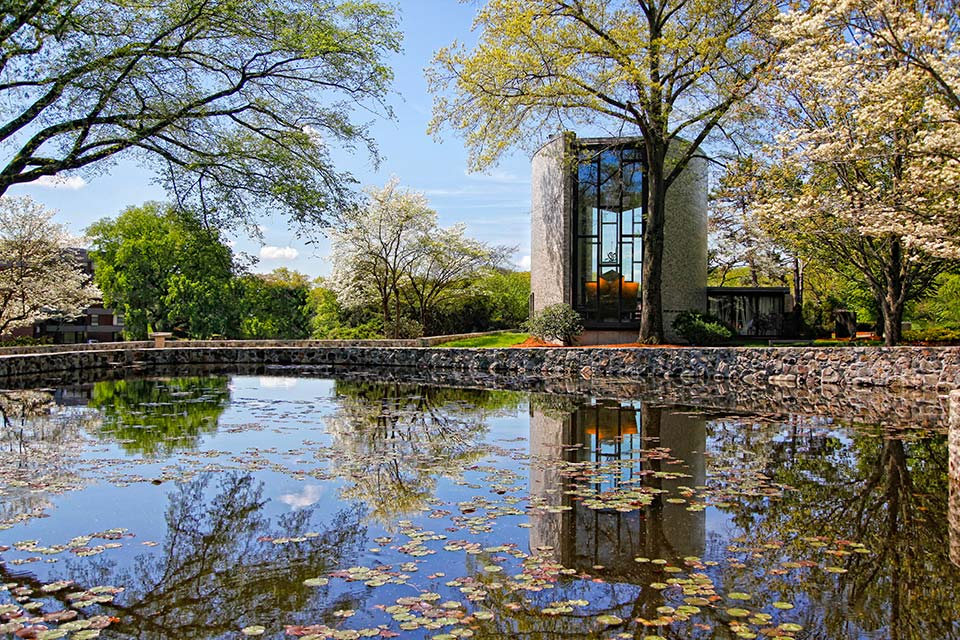 Berlin Chapel in fall