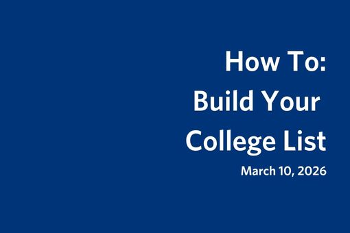 How to: Build Your College List