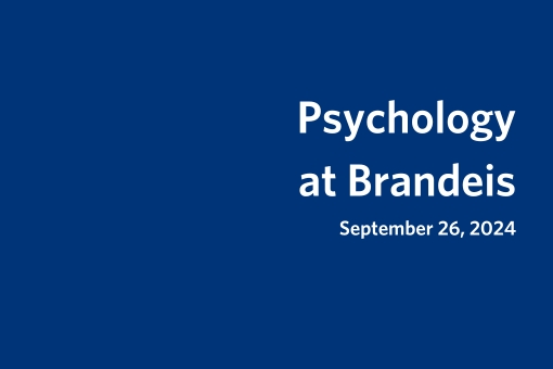 Psychology at Brandeis