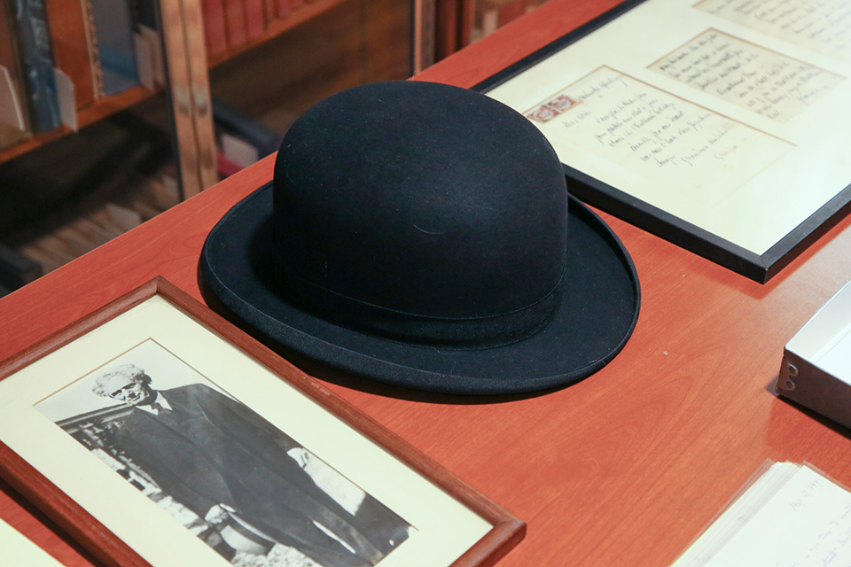 Derby hat that belonged to Louis D. Brandeis