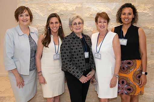 Photo of leaders of Brandeis Women's Network