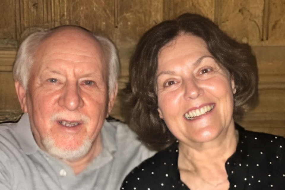 Bruce Litwer and his wife Vicki are pictured in a 2022 photo.