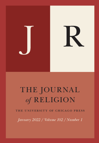 Journal of Religion cover