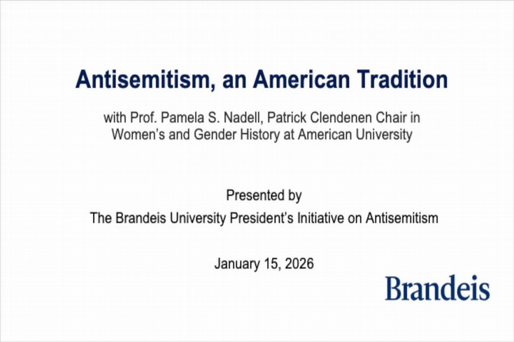 Title slide: Antisemitism, an American Tradition